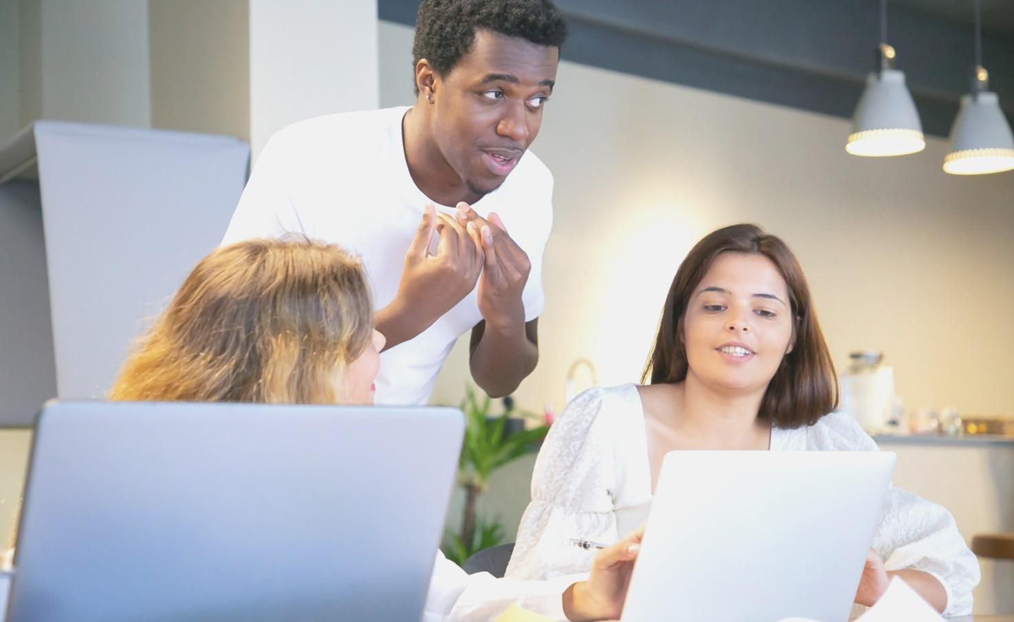 Business planning session with financial documents and strategy development